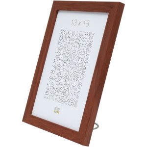 Cornice in legno MDF Deknudt S44C 15x20 cm marrone chiaro