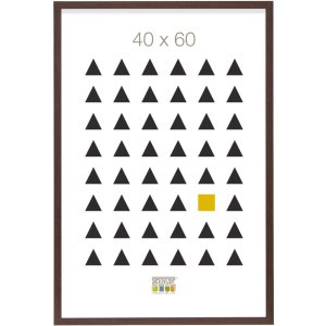Cornice in legno MDF Deknudt S44C 30x45 cm marrone scuro