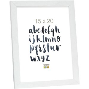 Deknudt Cornice in legno MDF S44C 18x24 cm bianco