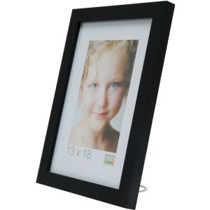 Cornice in legno MDF Deknudt S44C 30x40 cm nero