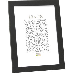 Telaio in legno MDF Deknudt S44C 30x45 cm nero