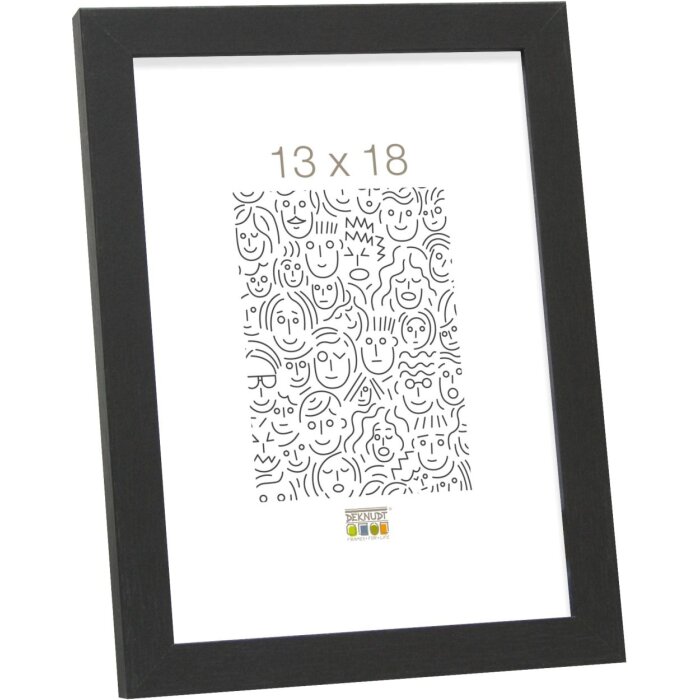 Telaio in legno MDF Deknudt S44C 40x60 cm nero