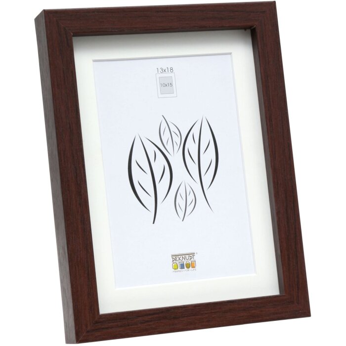 Cornice in legno S40A marrone scuro 40x60 cm - 30x45 cm