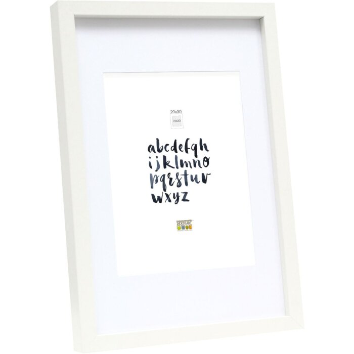 Telaio in legno S40A bianco 40x50 cm - 30x40 cm