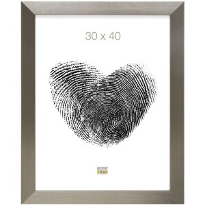 Cornice di plastica Deknudt S42P argento 30x40 cm
