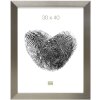 Cornice di plastica Deknudt S42P argento 30x40 cm