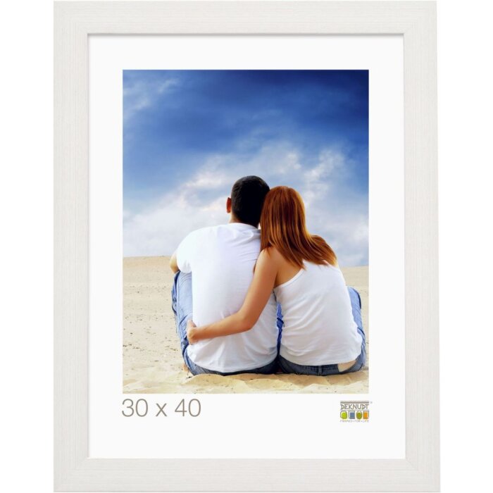 Cornice di plastica Deknudt S42P bianco 20x20 cm