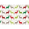 Carta 50x70cm Cervo elegante rosso verde