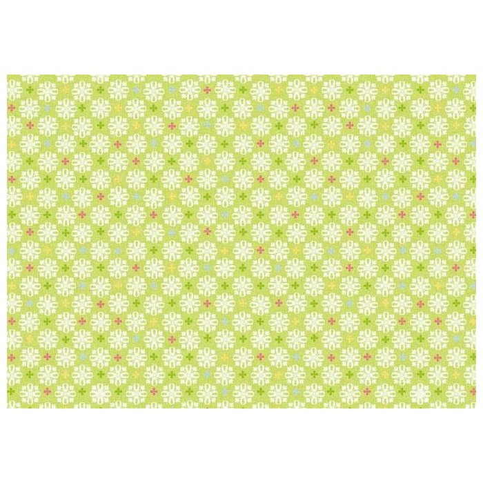 Carta 50x70cm verde jacquard