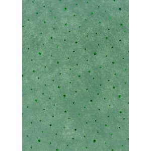 Carta 50x70cm Pile a pois verde scuro