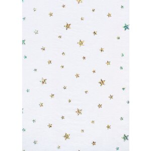 Carta 50x70cm Star Fleece Bianco