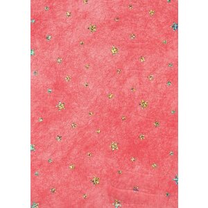 Carta Artebene 50x70cm Star Fleece Rosso