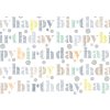 Carta 50x70cm Buon compleanno taupe