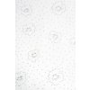 Carta 70x100 cm in tessuto non tessuto bianco fiore argento