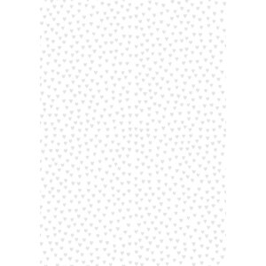 Carta 70x100 cm mini cuori bianco madreperla