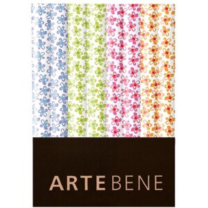 Carta da regalo Artebene Bluemchen blu verde 70x200 cm in...