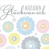 Mini Card Congratulazioni Fiori