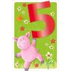 Biglietto Artebene 5° compleanno bambini