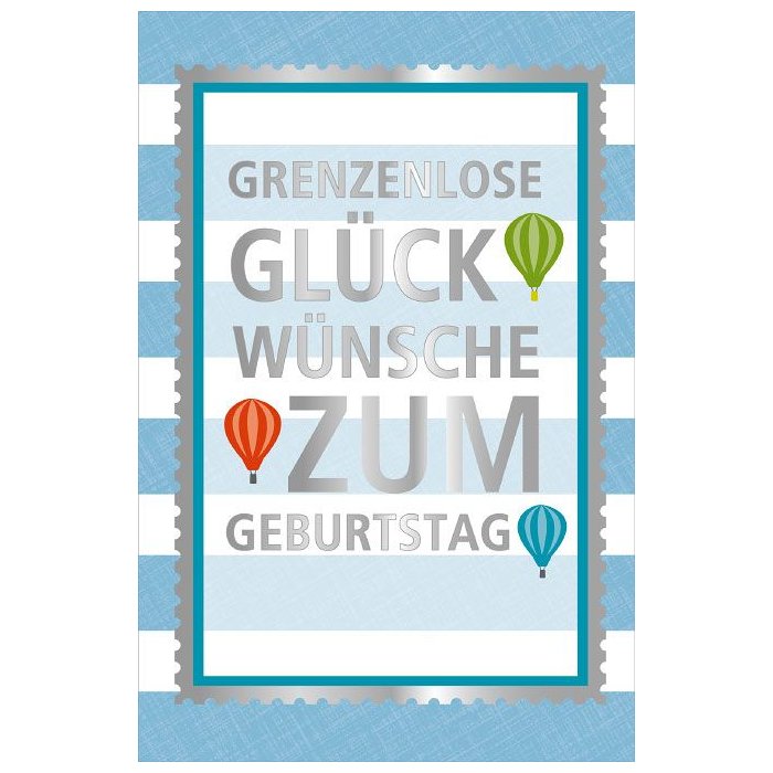 Artebene Card Mongolfiere di compleanno