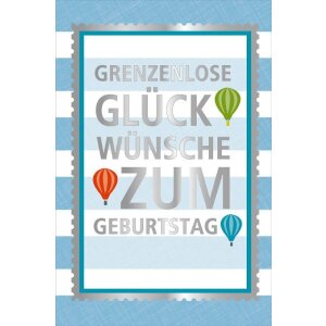 Artebene Card Mongolfiere di compleanno