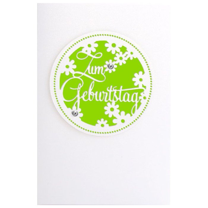 Artebene Card Laser Compleanno Fiori