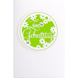 Artebene Card Laser Compleanno Fiori