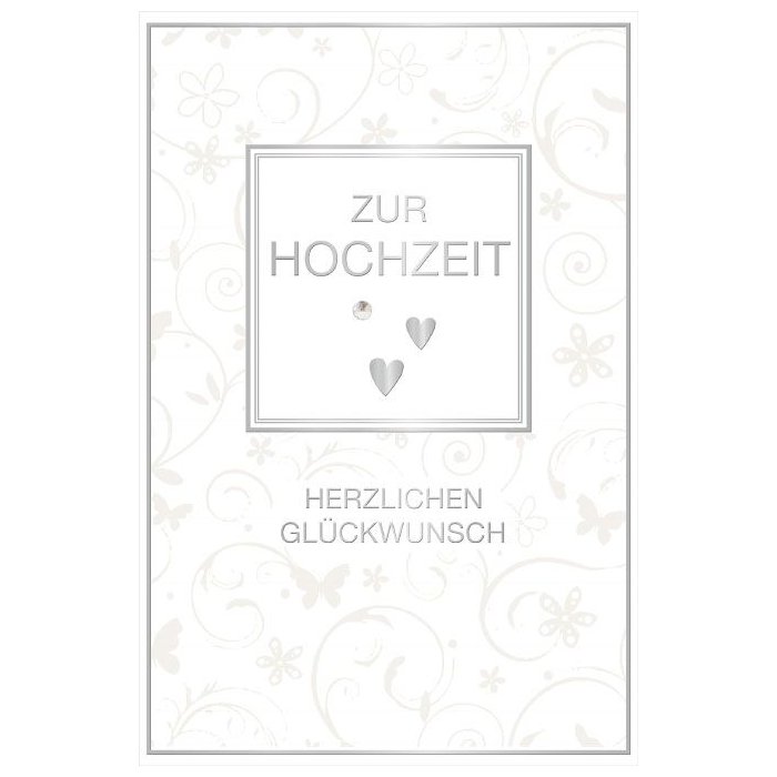 Artebene card wedding vine butterfly