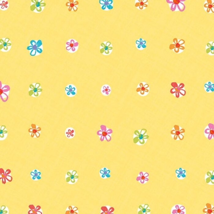 Tovaglioli di carta 33x33 cm MiniBlossom giallo