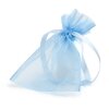 Sacchetto in organza 9x12 cm azzurro
