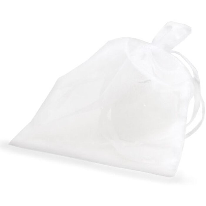 Sacchetto in organza 17x21 cm bianco