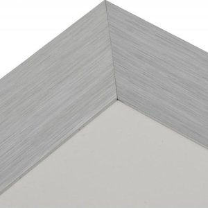 Cornice in alluminio Lucerna 20x20 cm argento