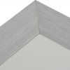 Cornice in alluminio Lucerna 20x20 cm argento