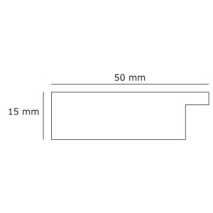 Henzo Cornice di legno India 10x15 cm rosso