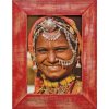 Henzo Cornice di legno India 10x15 cm rosso