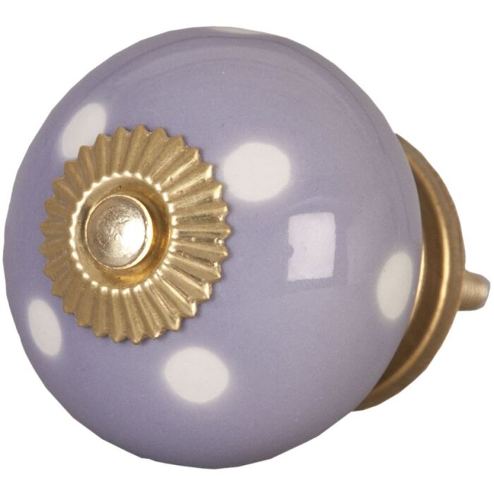 Punti Aubergine Weiß (62322)