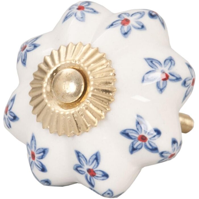 Fiori bianchi blu (61846)